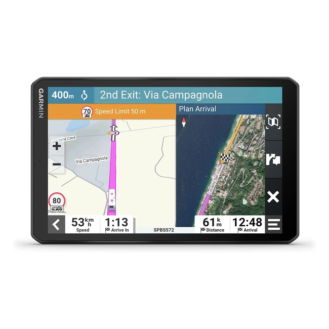 Garmin Camper 895 MTD Sat Nav - 8inch Touchscreen Europe Map Updates