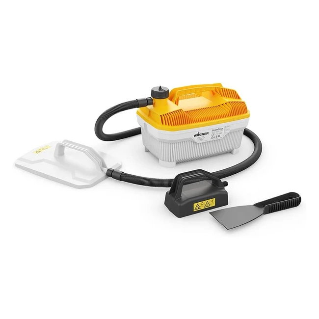 Wagner Dampftapetenablöser Steamforce Plus, 4L Behälter, 70 Min Dampfzeit, 37m Schlauch, inkl. Spachtel, 2000W