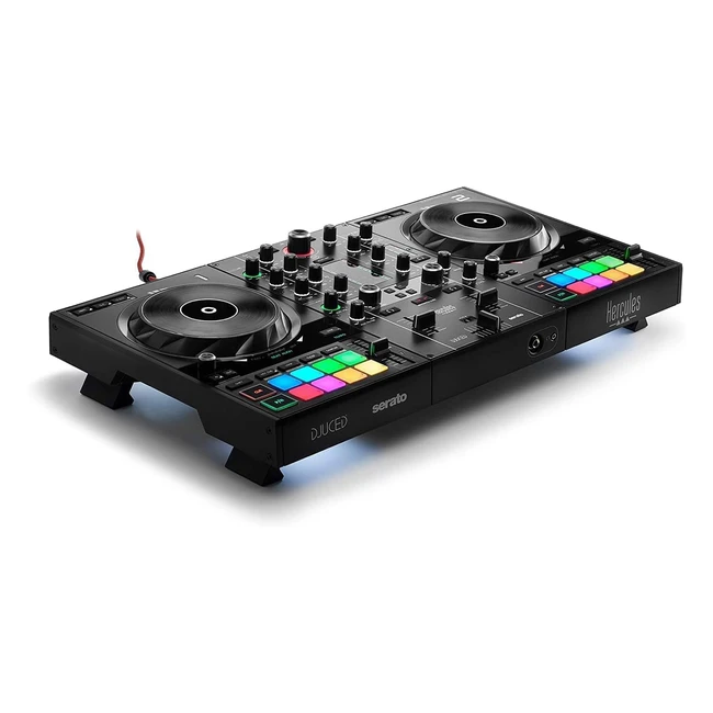 Hercules DJControl Inpulse 500 - 2-Deck DJ-USB-Controller für Serato DJ Lite und DJuced