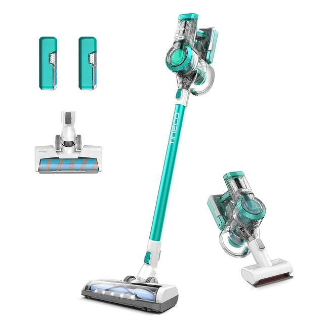 Tineco Cordless Vacuum Cleaner A11 Master - Ultra Powerful Suction Stick Vacuum - Pet Hair, Carpet Deep Clean - Twin Battery