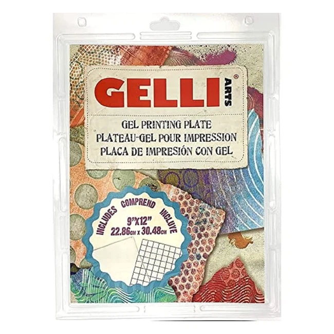 Placa de impresin de gel Gelli Arts GL013964721027 - 9x12 pulgadas