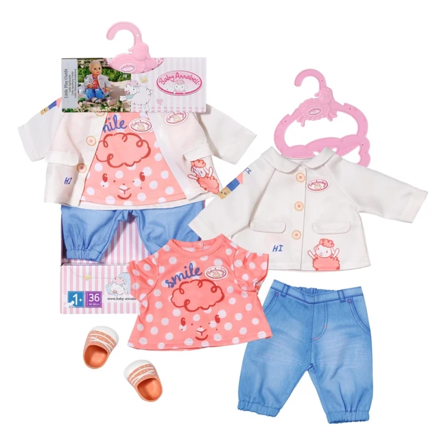 Baby Annabell Little Outfit - Abbigliamento per bambole 36cm - Giacca Camicetta