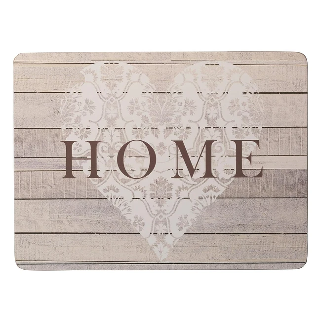 KitchenCraft Everyday Home Placemats - Non-Slip Heat Resistant Cork - Set of 4