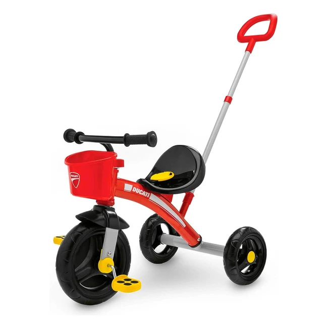 Tricycle Chicco 2 en 1 Ugo pour enfants - Poignée réglable en hauteur - 20 kg max - 18 mois à 5 ans