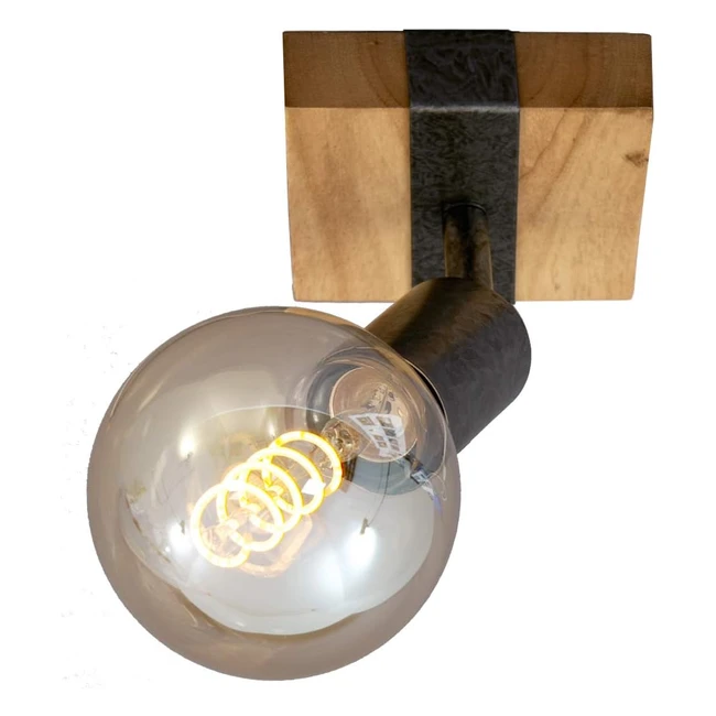 Lampada da parete Briloner Leuchten retr vintage grigio piombo