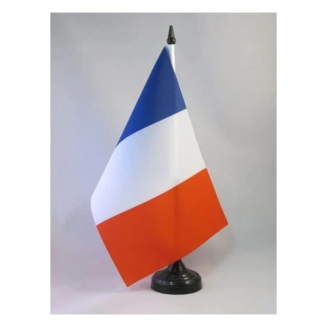 Bandera de Mesa de Francia 21x14cm - Banderina de Despacho Francesa