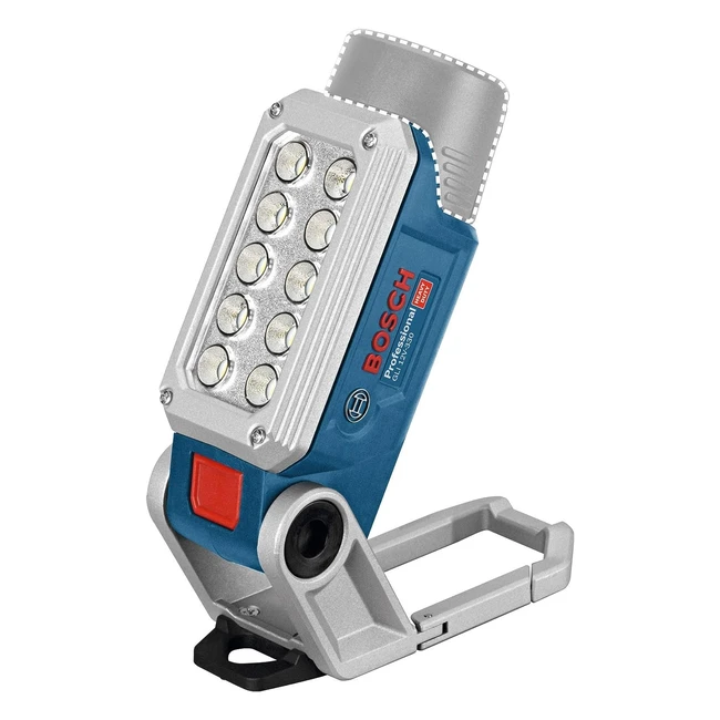 Bosch Professional 12V System GLI 12V330 Cordless Construction Floodlight - 330 Lumens - 03 kg - Two Brightness Settings