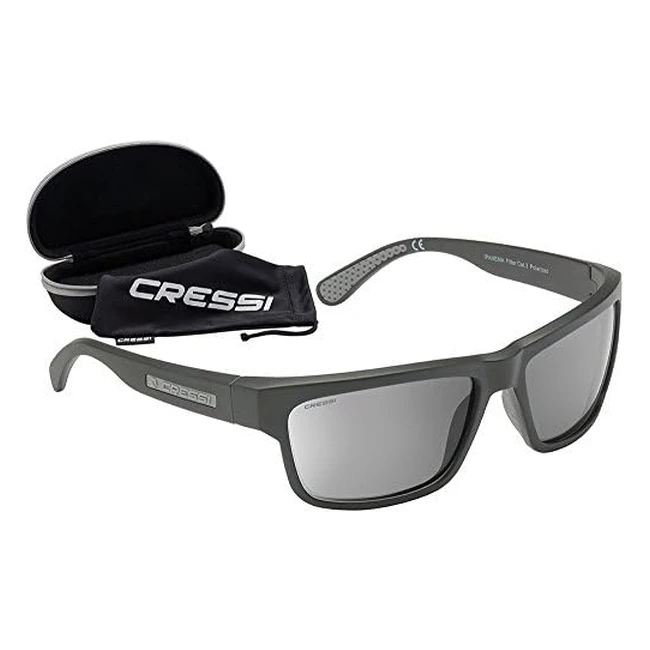 Cressi Unisex Ipanema Sportsonnenbrille - Leicht, Kristallklare Sicht, Polarisiert