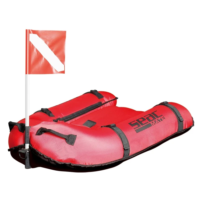 Plancha Inflable SEAC Seamate PVC 420D Hombre Rojo ML - Resistente y Fácil de Usar