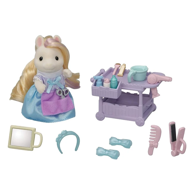 Salon de coiffure maman poney Sylvanian Families - Kit de coiffure 5644