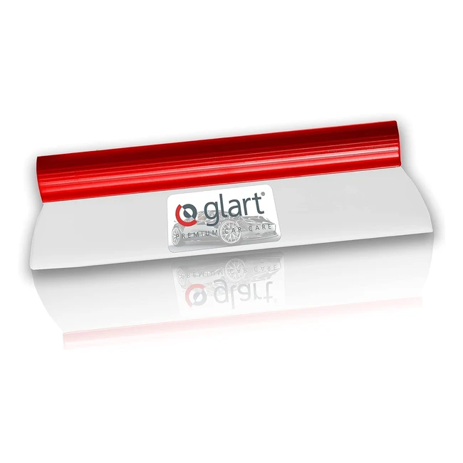 Glart 44WBA Car Squeegee | Silicone Blade | Water Wiper | Red/White