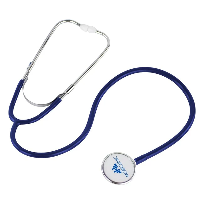Stéthoscope adulte professionnel Mobiclinic - Confortable et précis - Cloche bleu marine