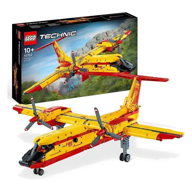 Lego 42152 Technic Avion de Lutte contre l'Incendie - Jouet Pompier