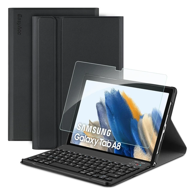 Funda teclado Bluetooth español Samsung Galaxy Tab A8 10.5 2021-2022 SMX205NX200N