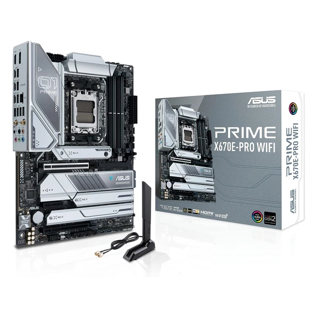 ASUS Prime X670EPRO WiFi: AMD X670E Ryzen AM5 ATX Motherboard