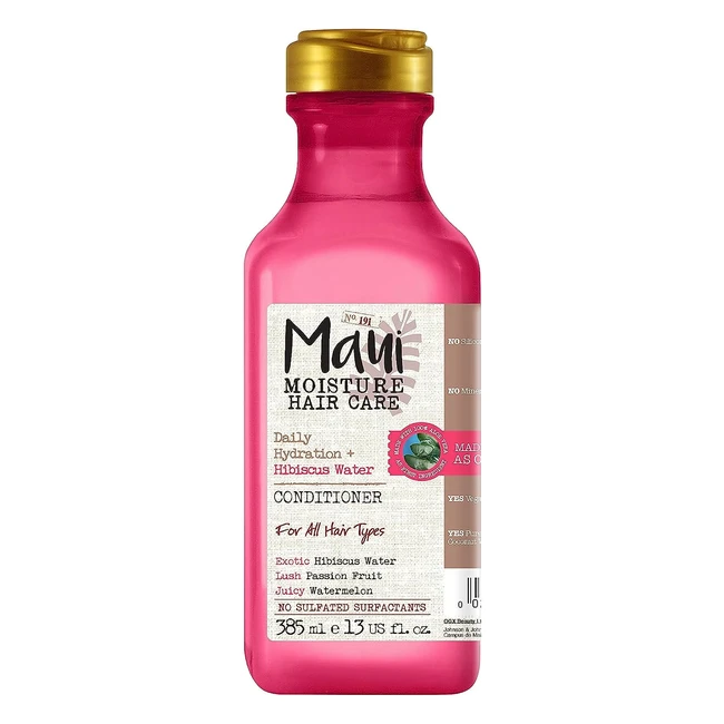 Maui Moisture Aloe Vera & Hibiscus Water Conditioner - Dry Fine Hair - 385ml