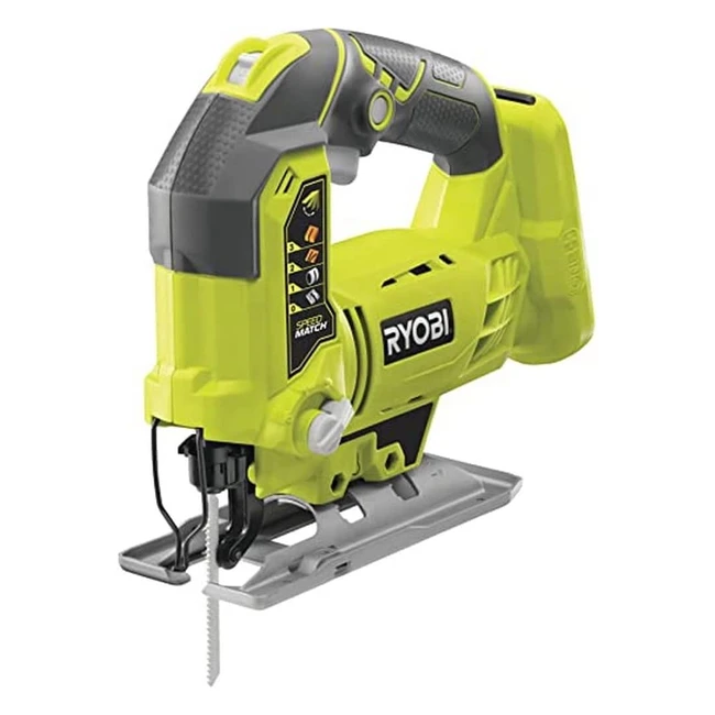 Ryobi R18JS0 One Stichsäge mit LED 18V, nur Gehäuse, grün, grau