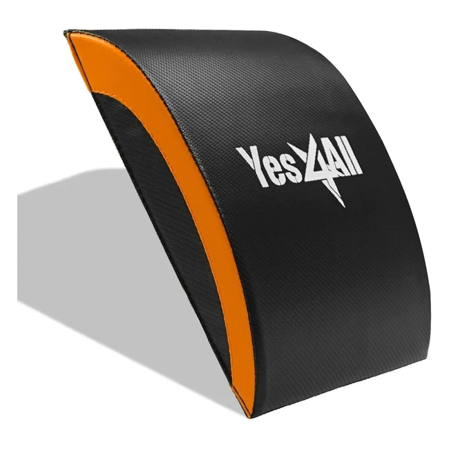 Yes4All Ab Exercise Mat Wedge - Full Range of Motion Core Trainer - Durable  Po