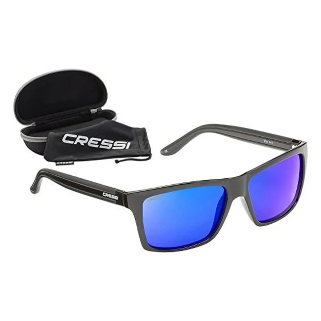 Cressi Rio Premium Sport Sunglasses - Polarized Lens, 100% UV Protection