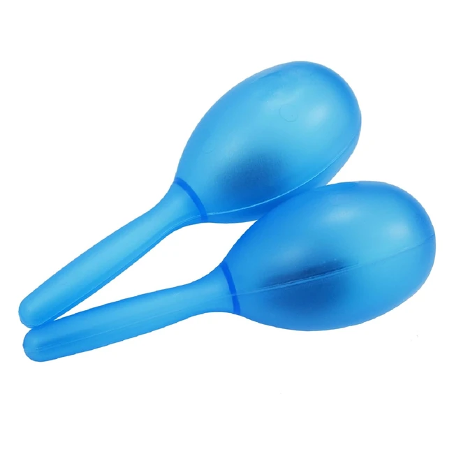 Maracas Astar Bleu Givrés - Ensemble de 8 barres carillon avec base en bois