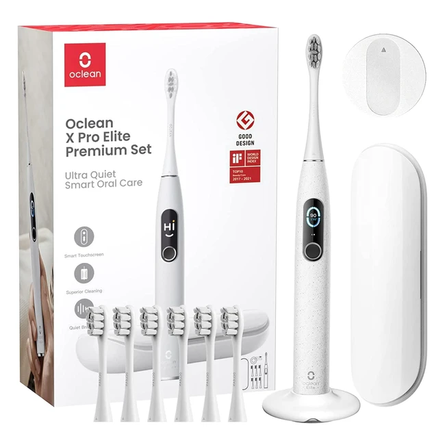 Oclean X Pro Elite - Spazzolino Elettrico Touch Screen Intelligente - 45 dB - 84