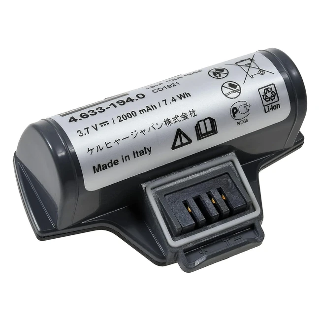 Batteria di Ricambio WV5 - Durata 35 Minuti - Tempo di Ricarica 180 Minuti