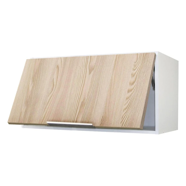 Subwoofer alto de cocina sobre campana 80 paneles de partículas Fraxinus Sabl 80x 34x 35cm