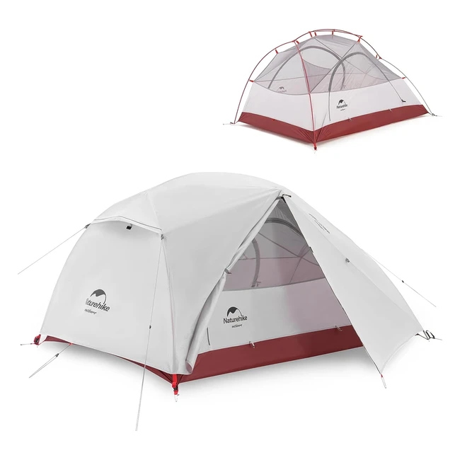 Tenda Ultraleggera Naturehike Starriver 2 Persone - 4 Stagioni - Silicone 20D - Doppi Strati