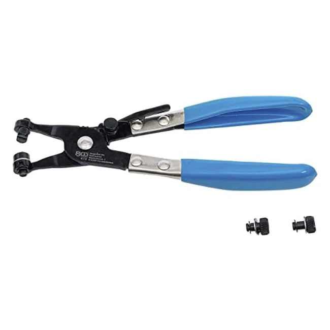 Alicates per abrazaderas de mangueras 200 mm - Cricchetto per fascette a molla - Ganasce intercambiabili