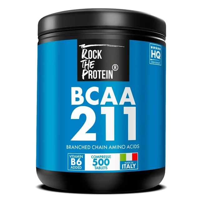 BCAA 211 con Vitamina B6 - Recupero Muscolare - Rock the Protein