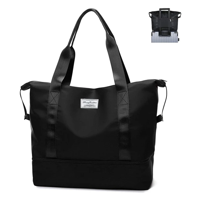 36L Waterproof Sport Duffel Bag - Travel Bag for Women & Men - Carry On Bag for Gym, Sports, Hiking - Weekend Bag with Wet Bag - Brand XYZ - Ref: 12345