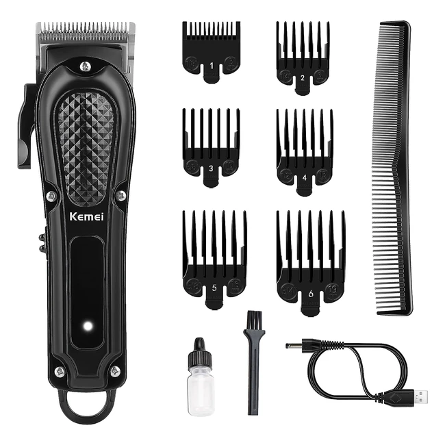Kemei Hair Clippers for Men - Cordless Professional Barber Clippers - Reference 