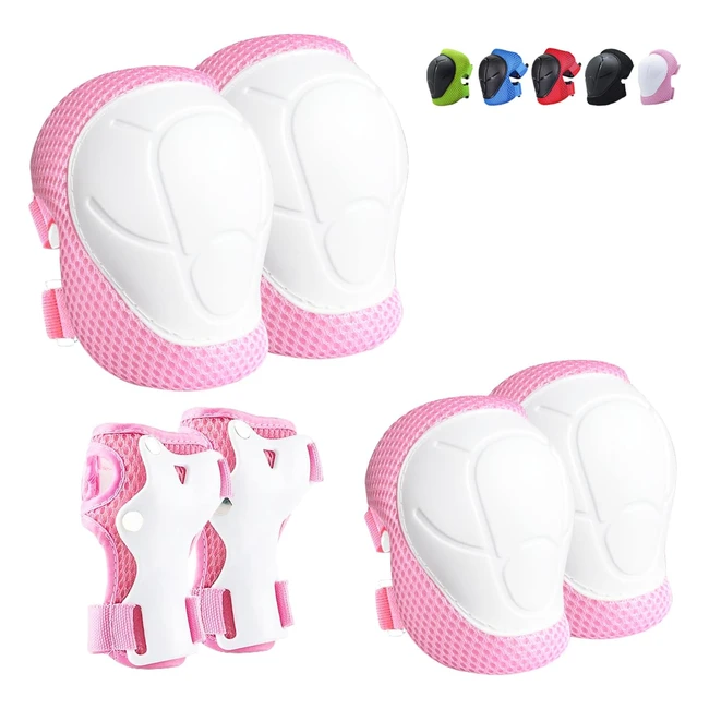 Genouillères pour enfants - Protection 3 en 1 - Patinage, cyclisme, roller