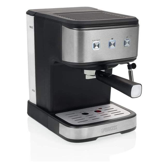Princess 249413 Máquina de café espresso Nespresso y molido 20 bares 1 o 2 tazas