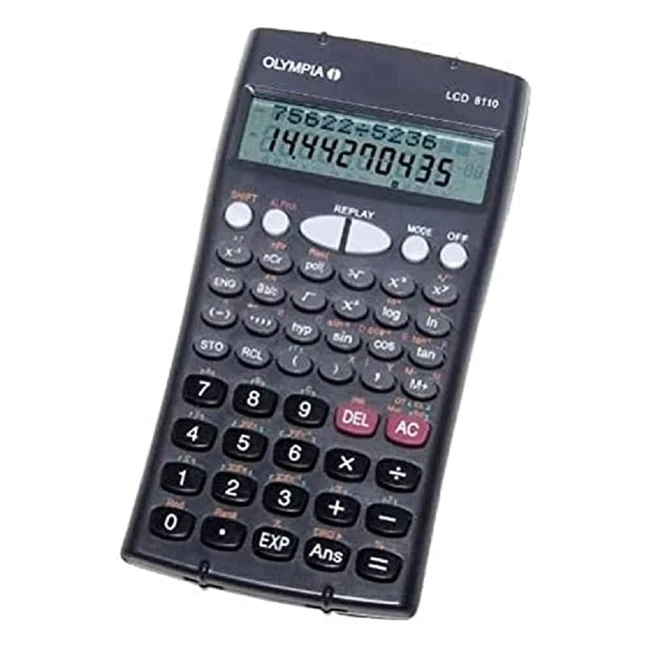 Calculadora Científica Olympia LCD 8110 - Negro | Funciones Avanzadas