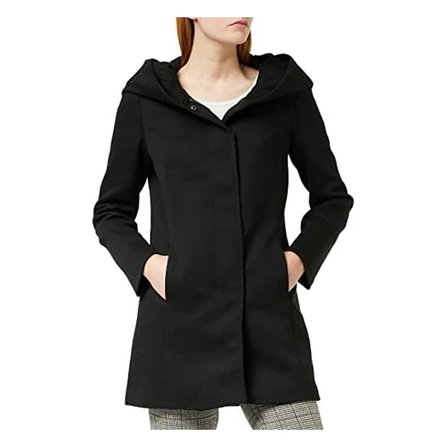 Giubbotto Vero Moda VMVerodona LS Jacket Noos Nero XL - 85% Poliestere 15% Cotone