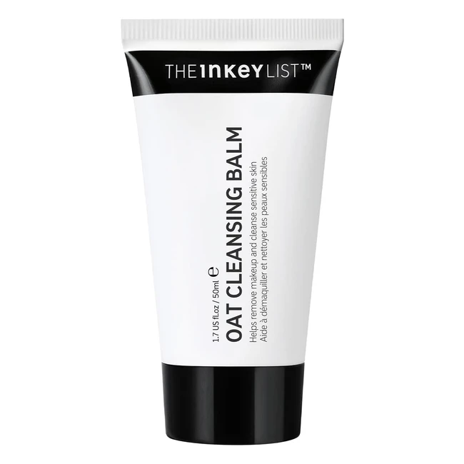 The Inkey List Mini Oat Cleansing Balm 50ml - Gentle Makeup Remover & Nourishing Cleanser