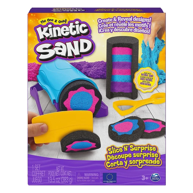 Kinetic Sand Slice n Surprise Set - Original Magic Kinetic Sand aus Schweden - 3