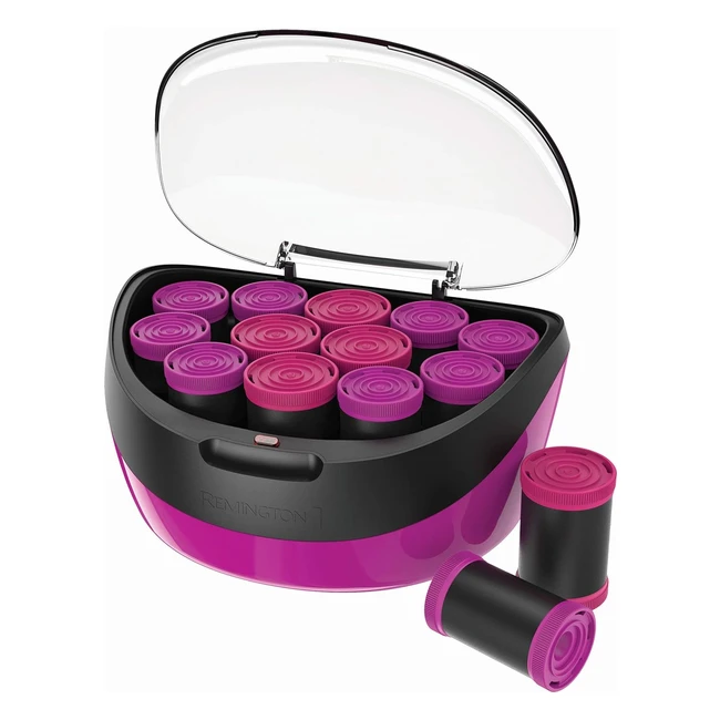 Set de Rulos Jumbo Remington H5670 - Sin Encrespamiento - 12 Rulos para el Pelo