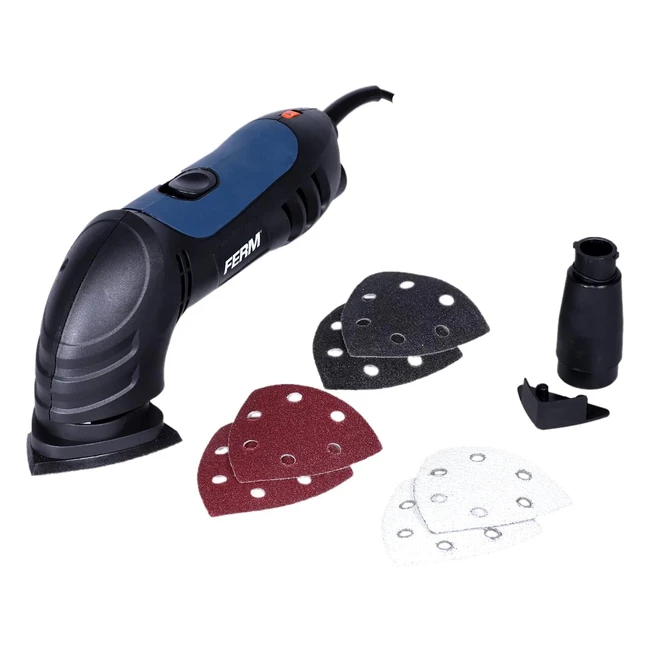 Lijadora Delta Ferm 280W - Agarre Ergonómico y Resultados de Lijado Inmejorables