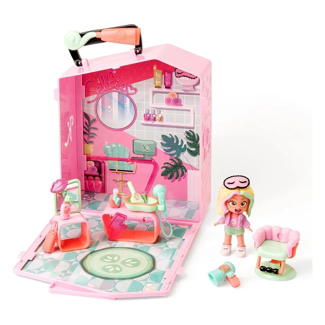 Milas Popup Spa: 15+ Accessories, Exclusive Doll, 3 Funny Expressions