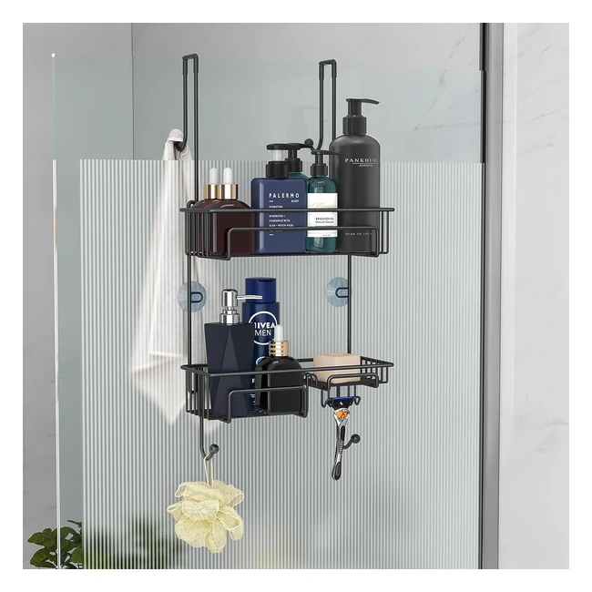 Mensola Doccia in Acciaio Inossidabile - Pratica e Resistente - 32x12x66 cm