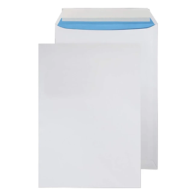 Blake Purely Environmental C4 324 x 229 mm 110gsm FSC Certified Pocket Peel & Seal Envelopes FSC066 White - Pack of 250