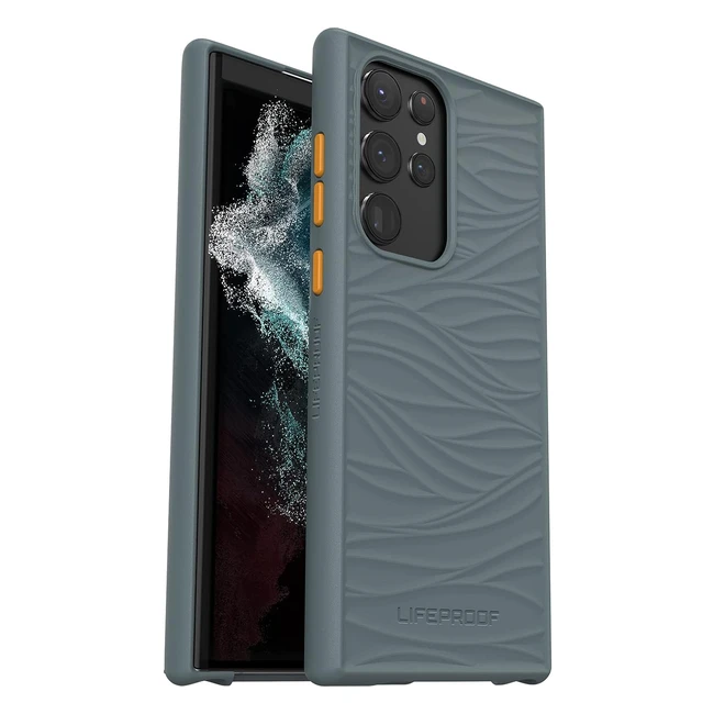 Coque Lifeproof Wake pour Samsung Galaxy S22 Ultra - Antichoc, Résistant aux Chutes jusqu'à 2 mètres, Protection Fine, Plastique Océanique Recyclé