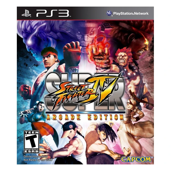 Super Street Fighter IV Arcade Edition PS3 - Lucha Multijugador - T Teen