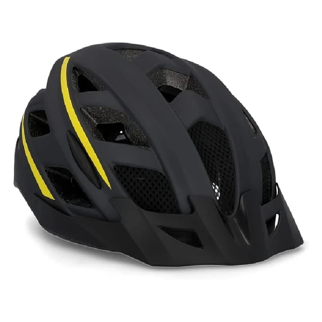 Casco de Bicicleta Fischer Negro L/XL - Ajuste Óptimo y Gran Ventilación