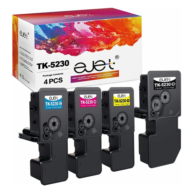 Cartouche d'encre compatible Ejet TK5230 pour Kyocera Ecosys P5021CDN M5521CDN P5021CDW M5521CDW