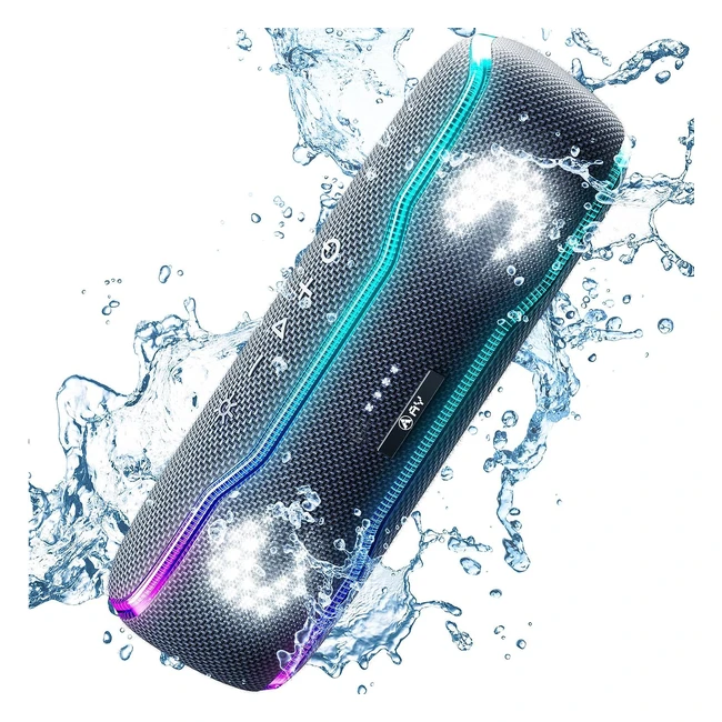 Cassa Bluetooth Potente Portatile IPX7 Impermeabile - Altoparlante Bluetooth con