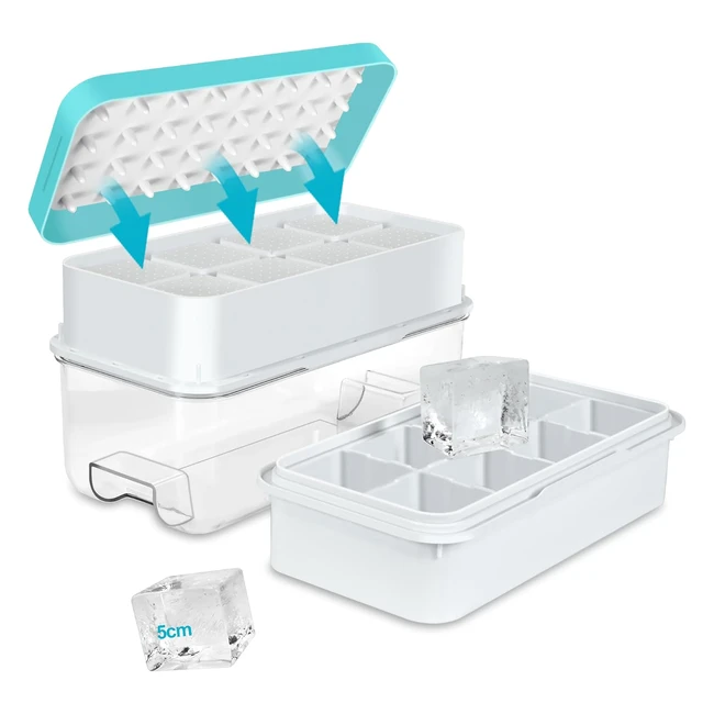 Grand Bac  Glaons Facile  Dissoudre - Parfait pour Whisky et Cocktails - 1