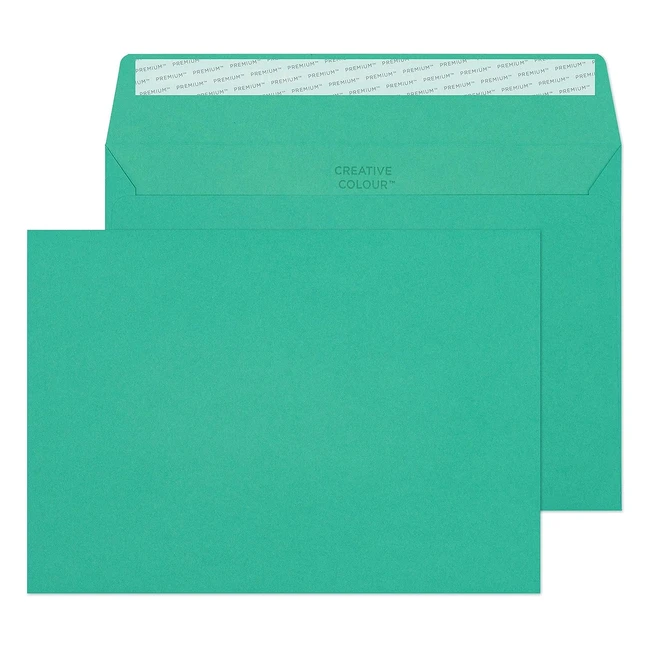 Blake Creative Colour C5 120gsm Envelopes 45348 Teal Pack of 25 - PinkBlack - 1